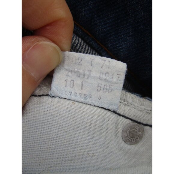 VINTAGE Levis 517 Jeans 36X30 Bootcut Orange Tab Pants 80s Made In USA* - Picture 11 of 12